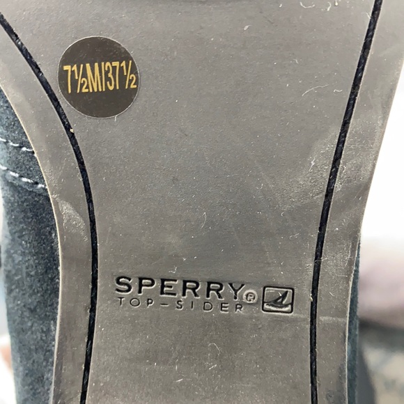 SPERRY TOP-SIDER BLACK/Blue Ankle Boots - Picture 15 of 17